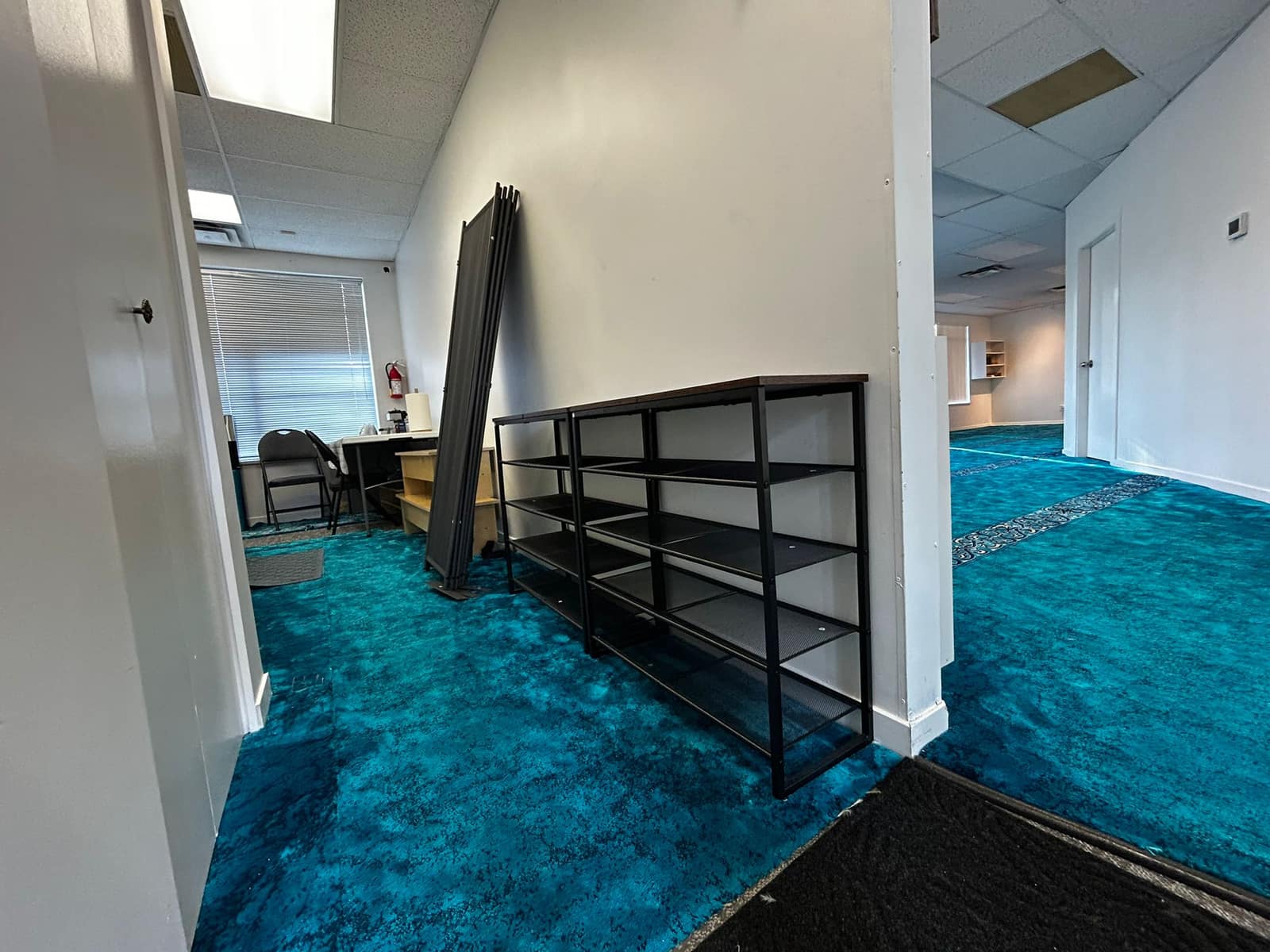 Storage and shelving area